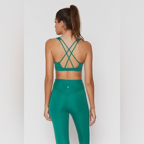 Spiritual Gangster NWT Studio Sports Bra Green Eco Jersey‎ - Picture 4 of 4